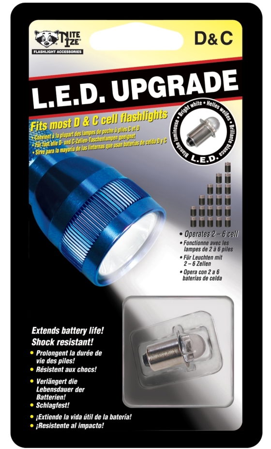 2 MAGLITE LED UPGRADE BULBS for C and D CELL FLASHLIGHTS MAGLIGHT