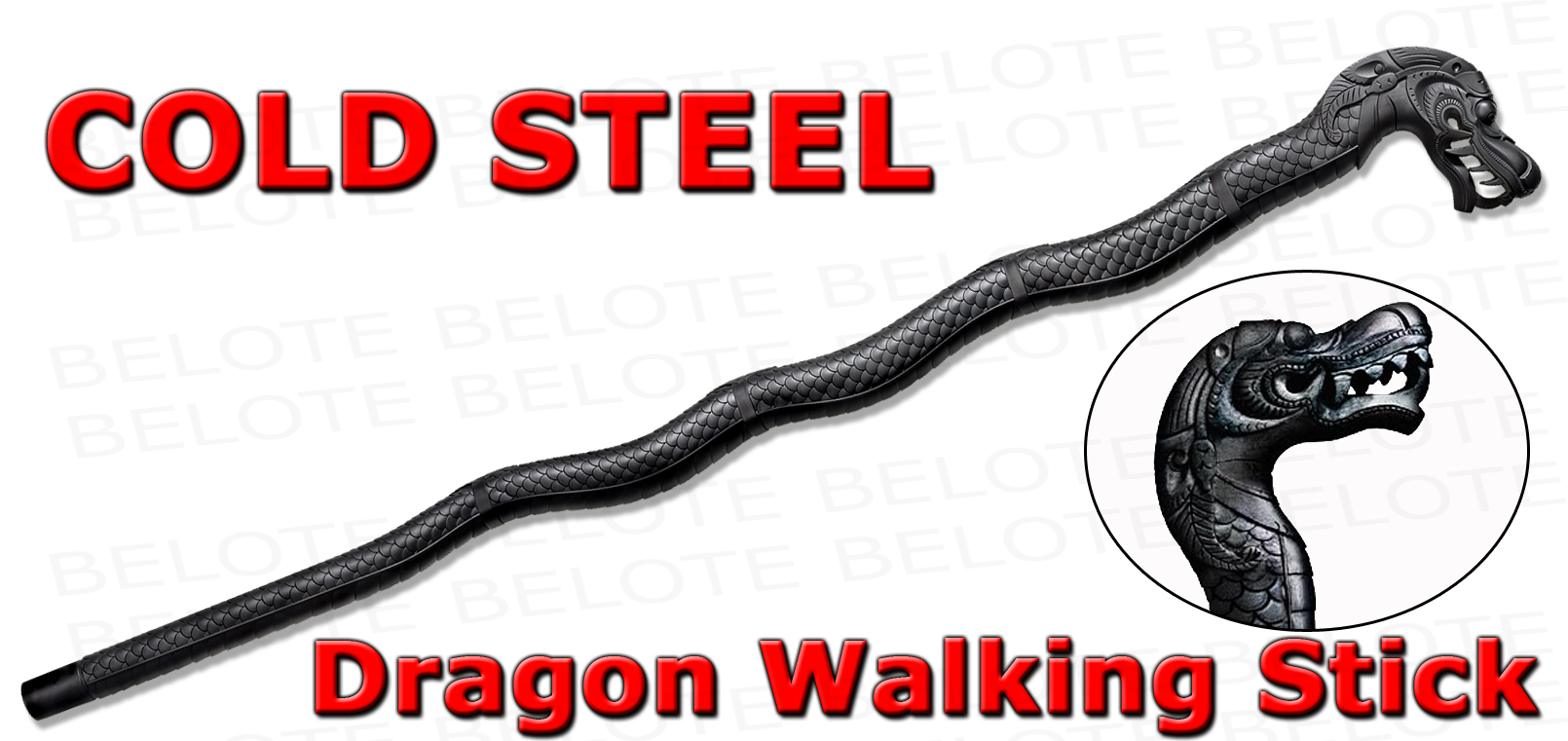 Cold Steel Dragon Walking Stick 24 oz 39.5" 91PDR *NEW* | eBay