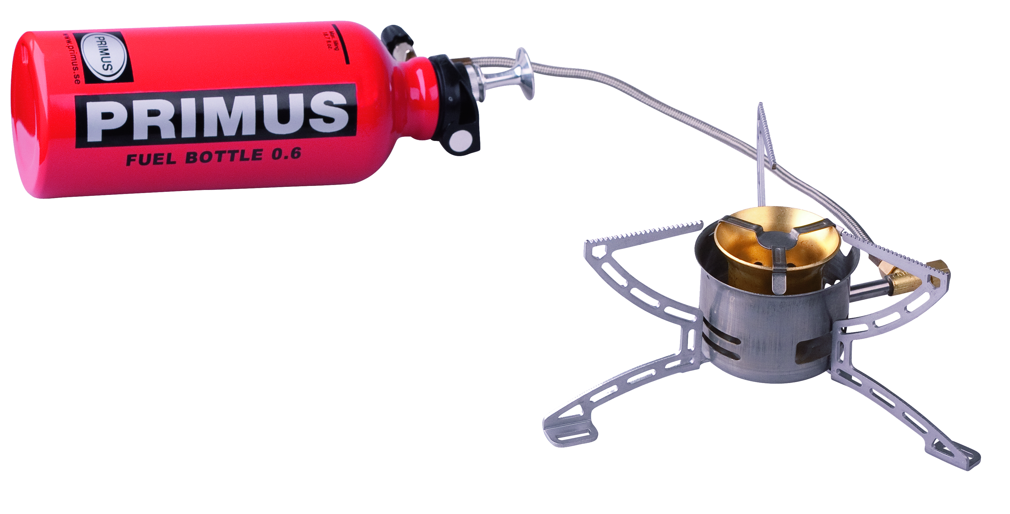 Primus Multifuel EX Camping Backpacking Stove w/ Windscreen & ErgoPump