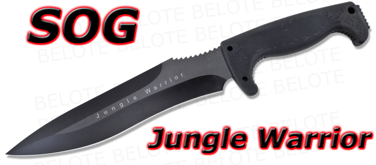 SOG Jungle Warrior w/ Nylon Sheath F14 N **NEW**  