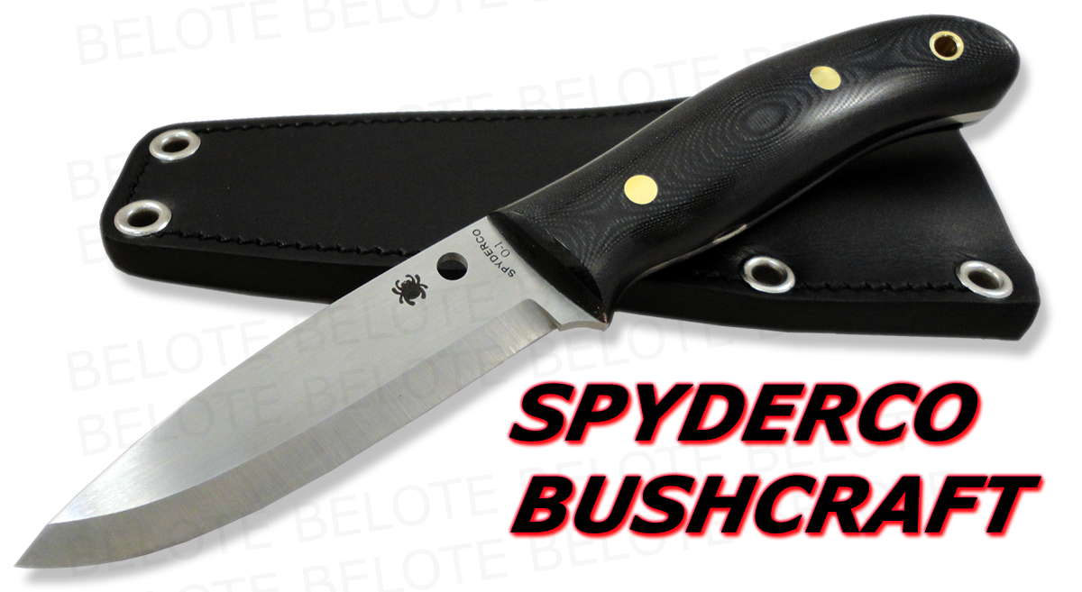 Spyderco Bushcraft UK G 10 Fixed Blade NUMBERED FB26GP  