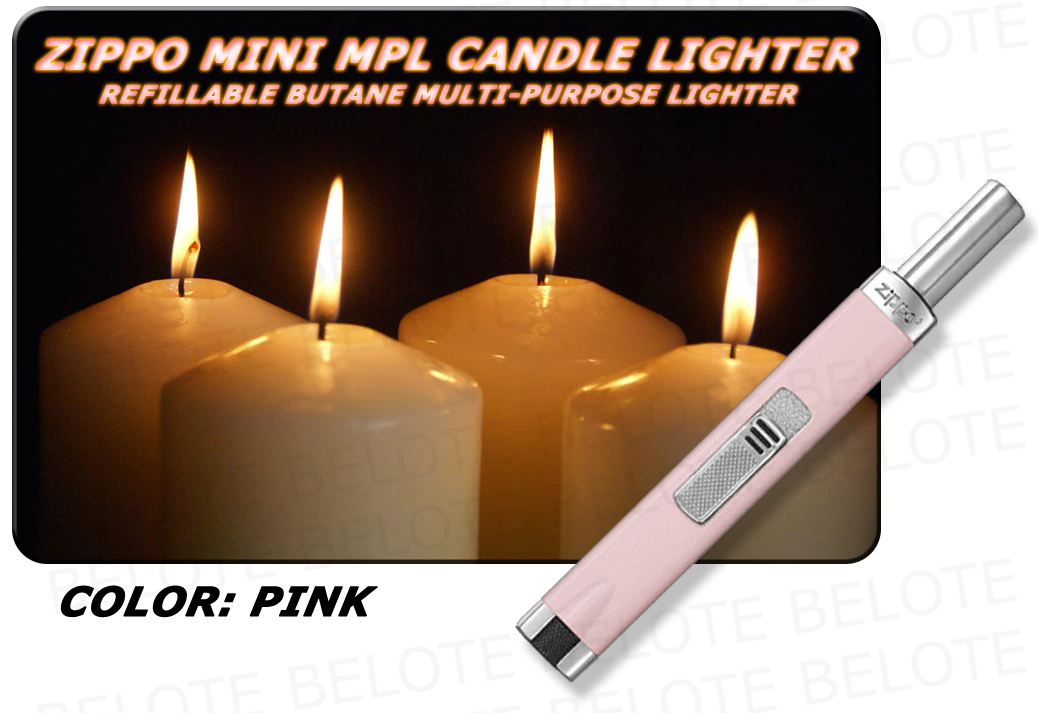 Zippo Mini MPL Butane Candle Lighter PINK 121202 *NEW* eBay