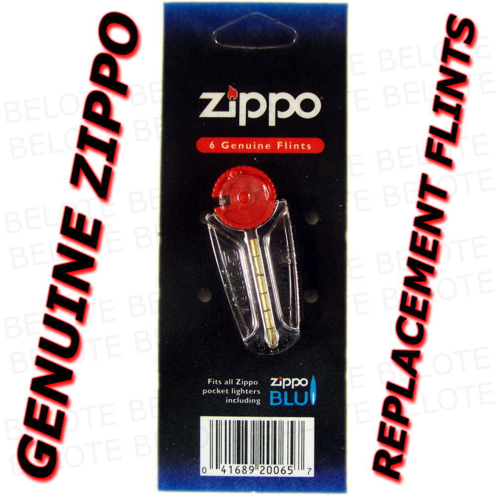 Genuine Zippo Replacement Flint 1 Pack 6 Flints in All eBay