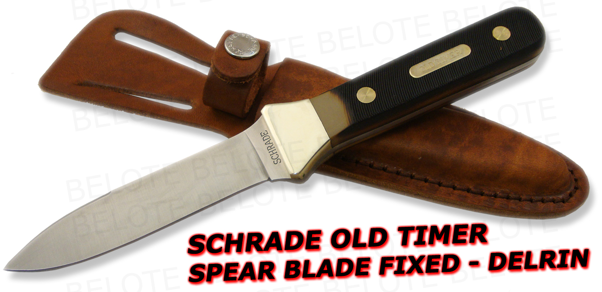 Schrade Old Timer DELRIN Boot Knife w/ Sheath 162OT NEW | eBay