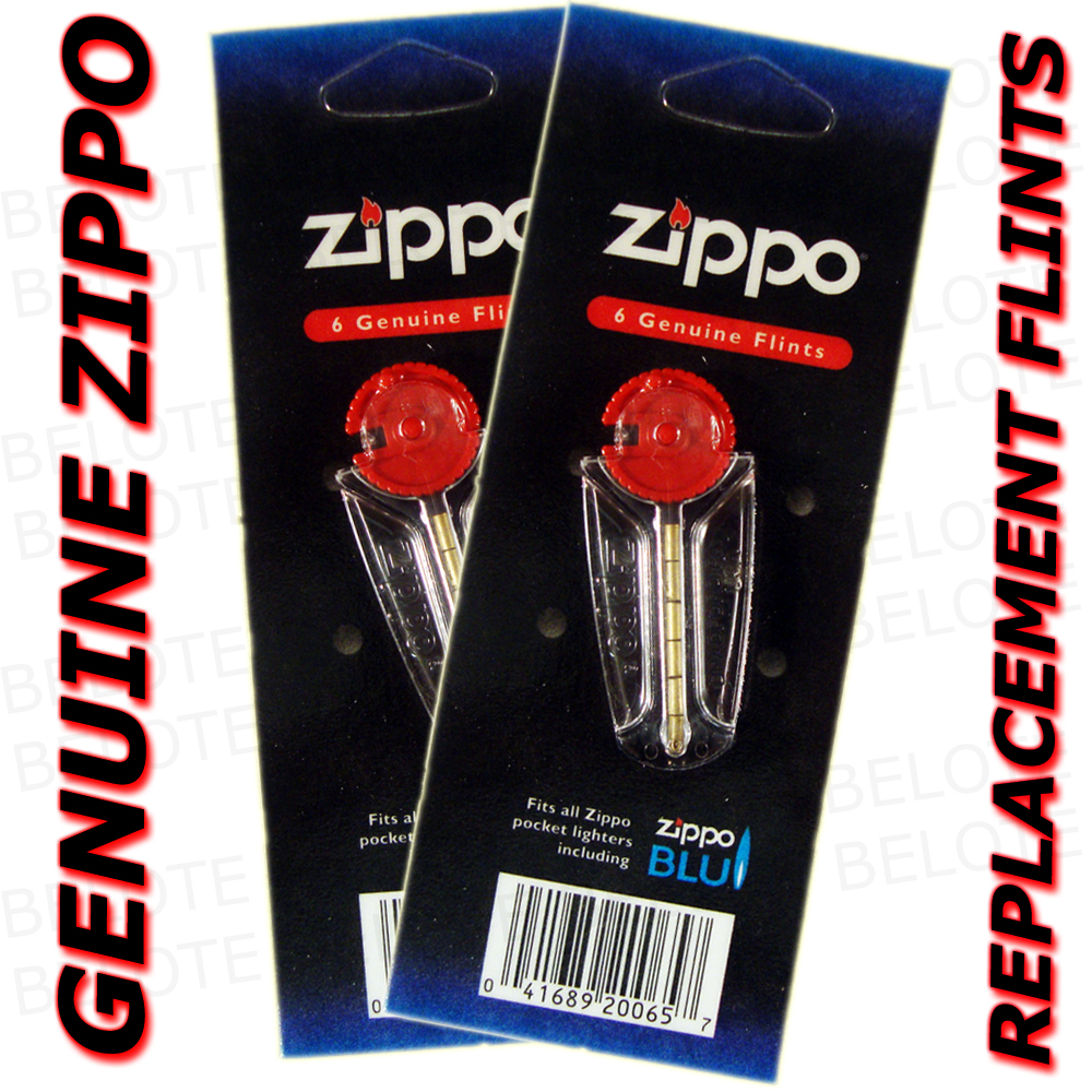 Genuine Zippo Replacement Flint 2406N 2 Packs 12 Flints FREE SHIPPING